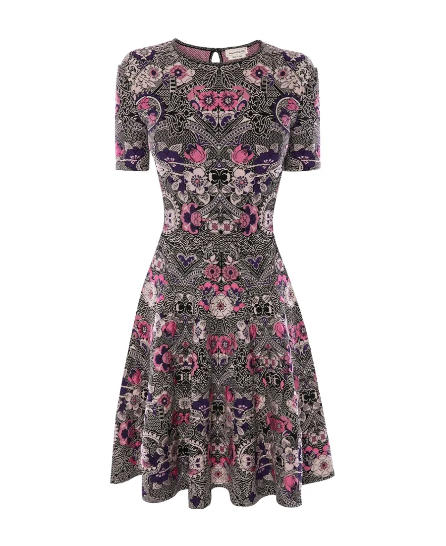 Jacquard Mini Dress