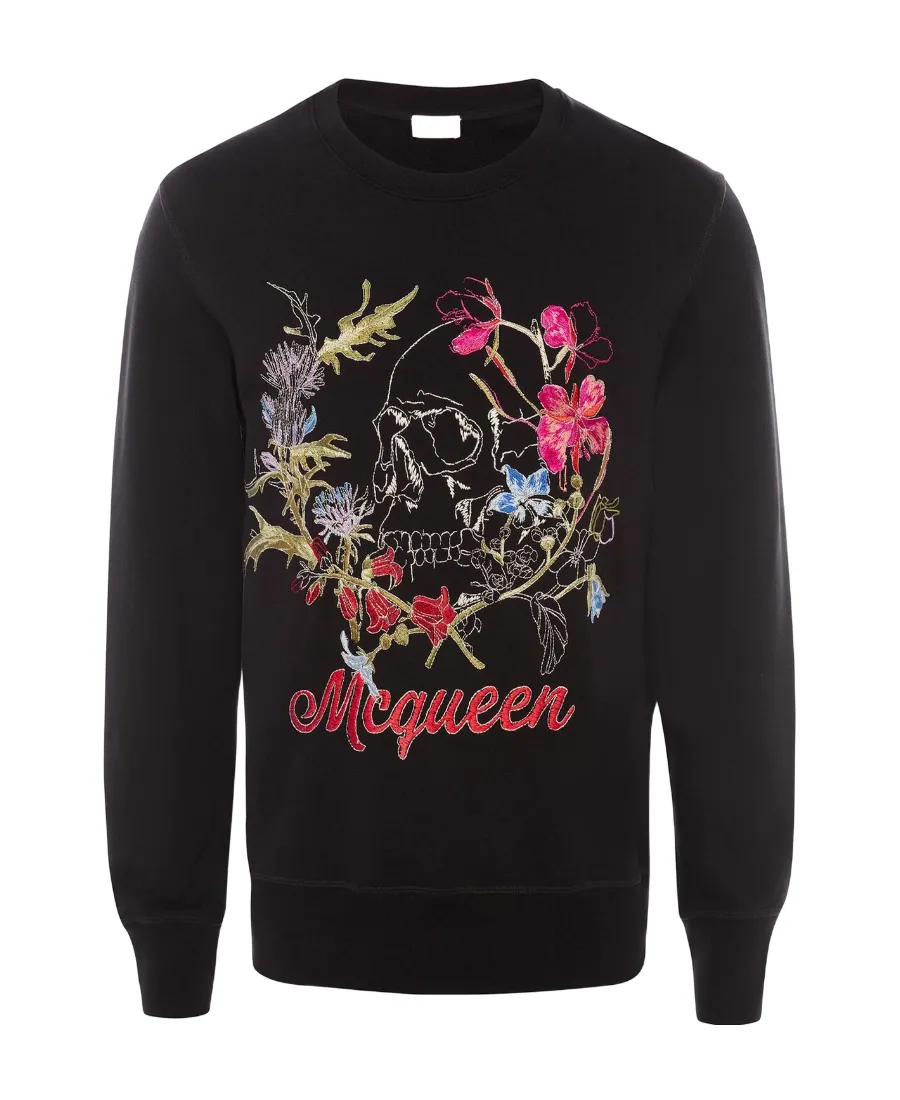 Flower Embroidered Sweater