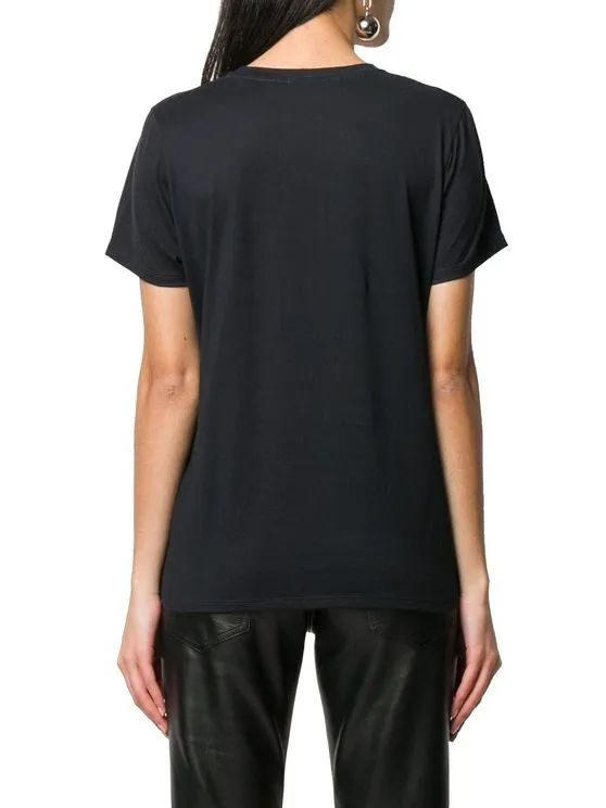 T-Shirt With Round Neck And Short Sleeves