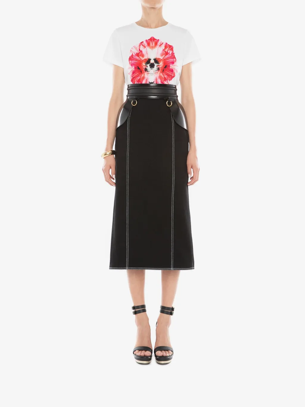 T-Shirt With Round Neck And Short Sleeves