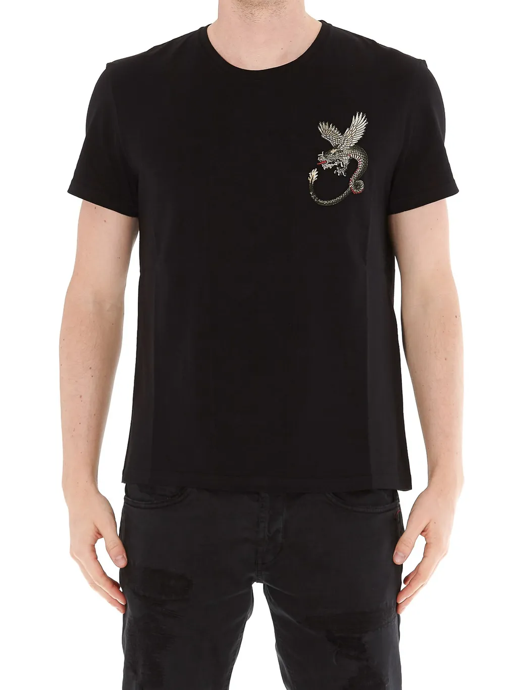 T-Shirt With Round Neck And Short Sleeves