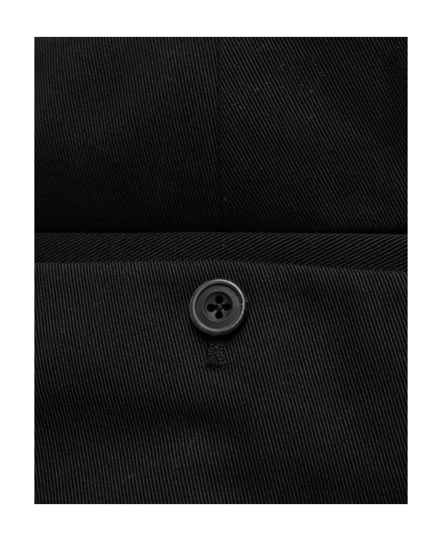 Straight-Leg Cotton Trousers