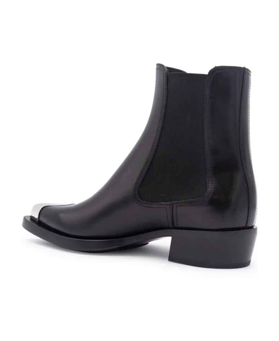Pointed Toe Ankle-Top Boots