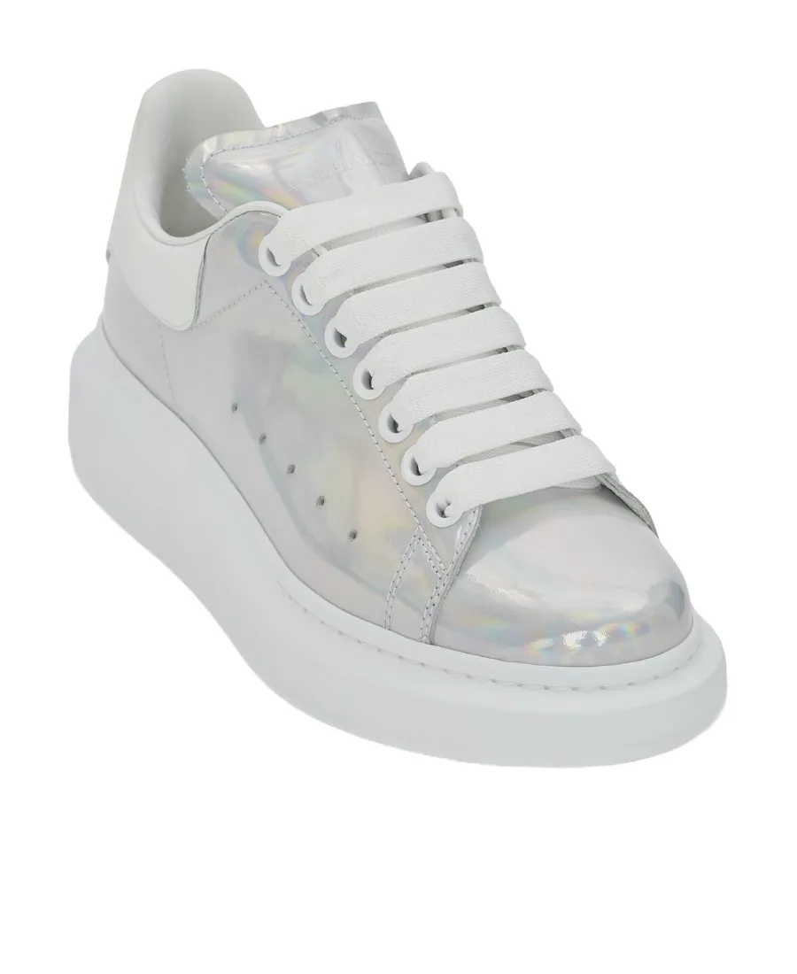 Patent-Leather Low-Top Sneakers