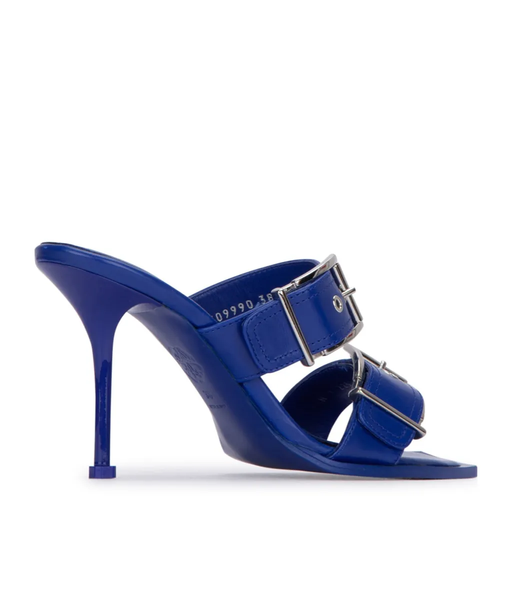 Buckle Detailed Heeled Sandals