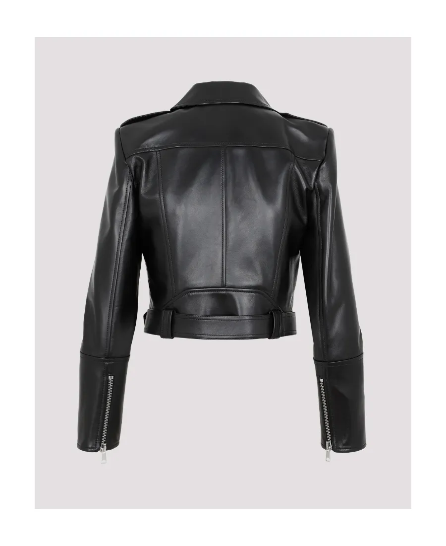 Cropped Biker Jacket