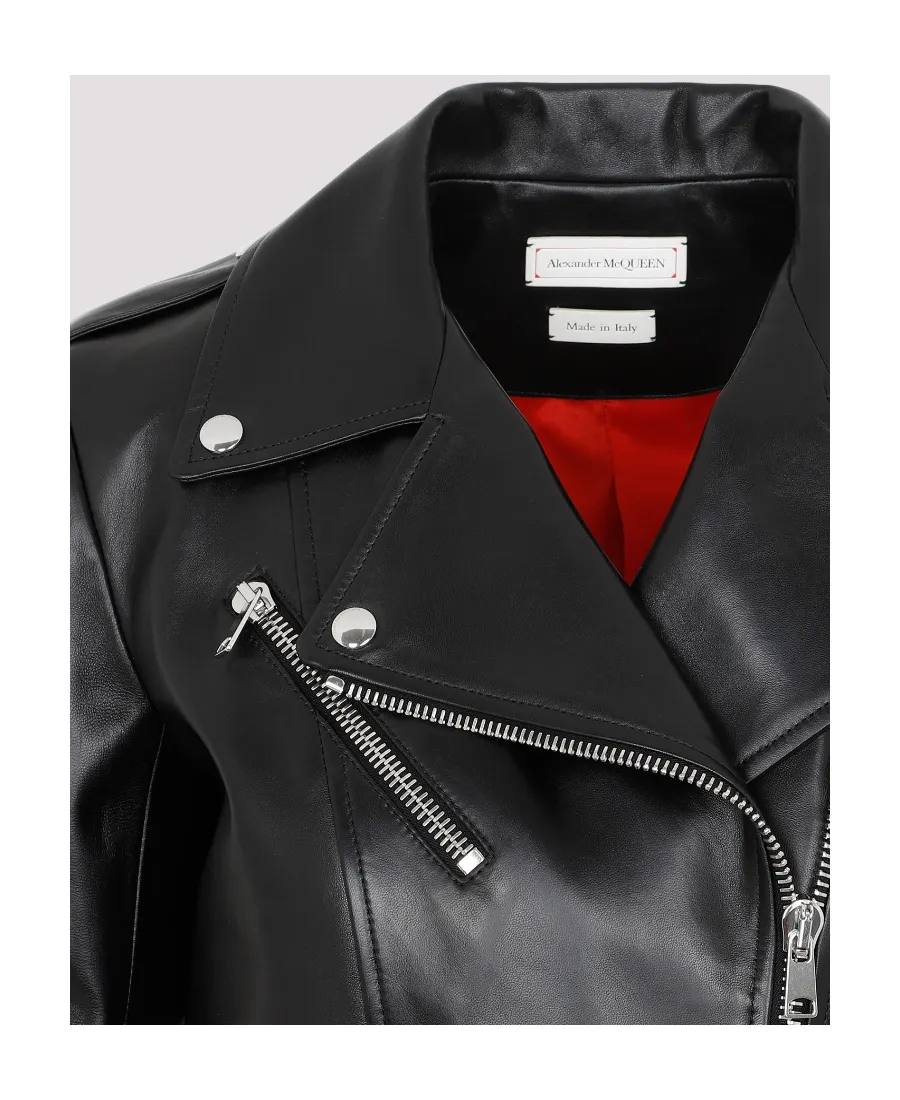 Cropped Biker Jacket