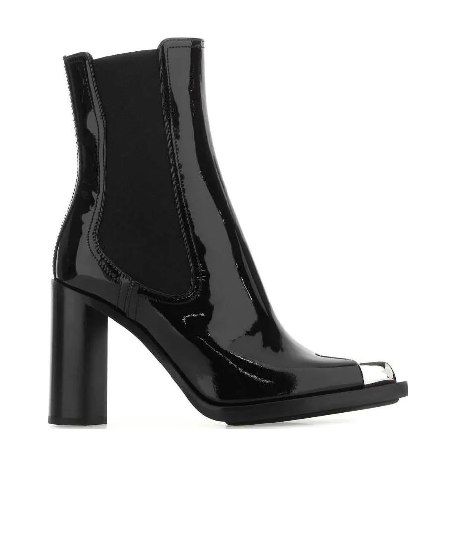 Block Heeled Ankle Boots