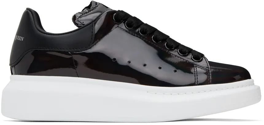 Patent-Leather Low-Top Sneakers