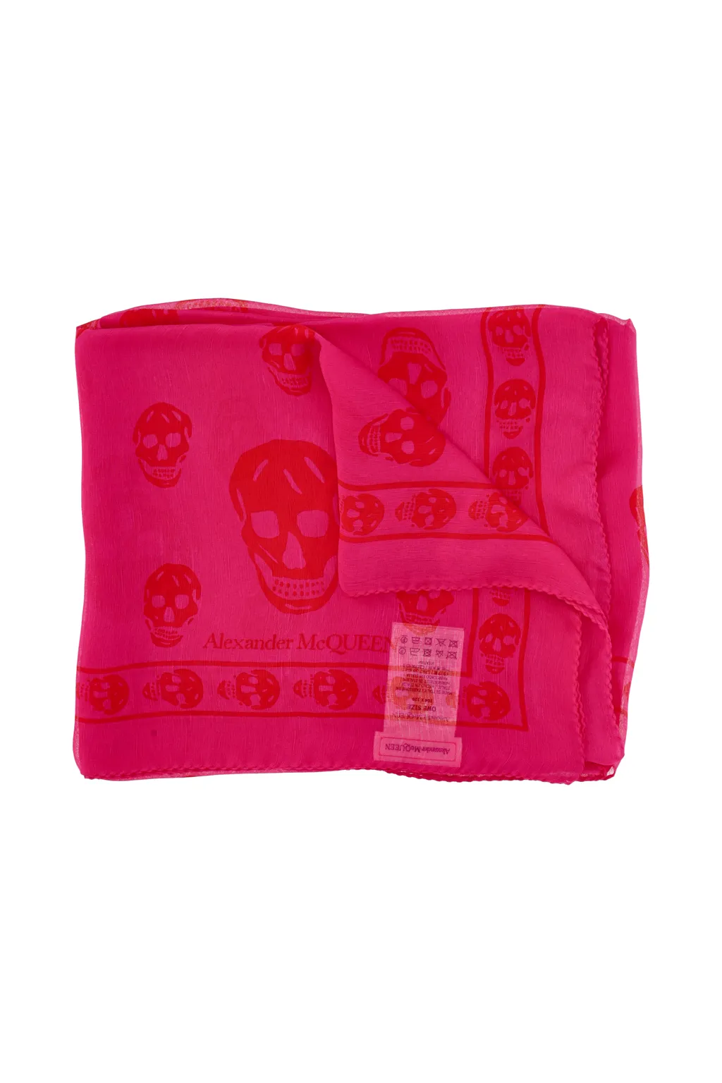 All-Over Skull Print Scarf