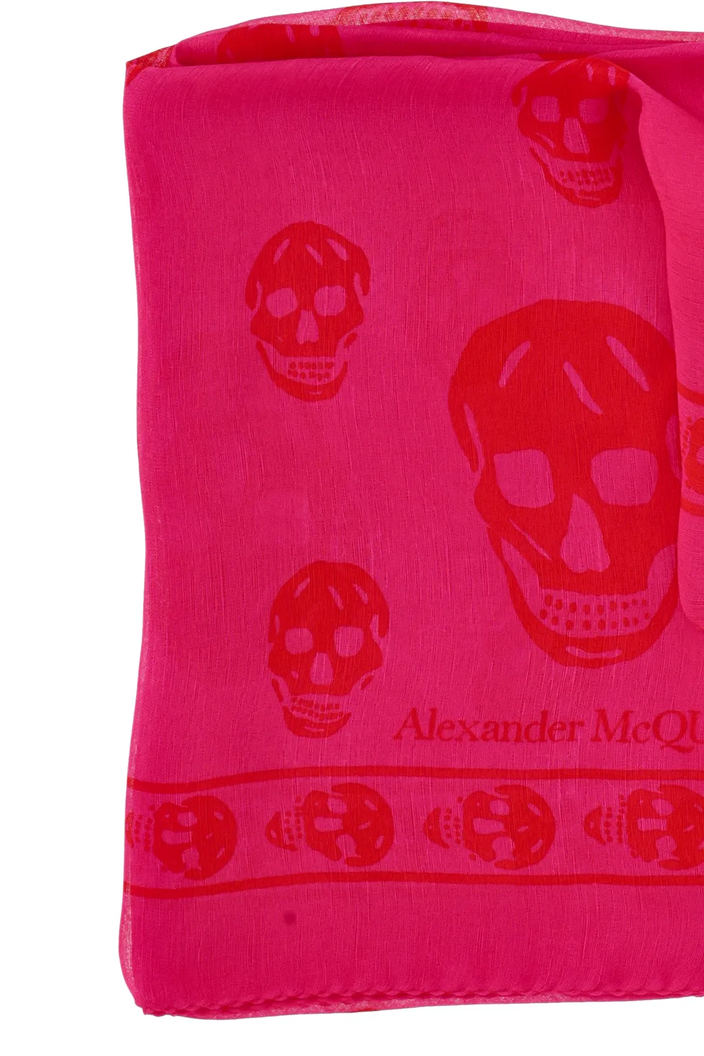All-Over Skull Print Scarf