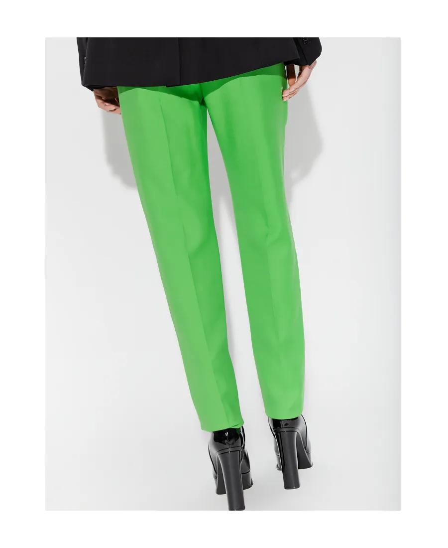 High Waist Straight Leg Trousers