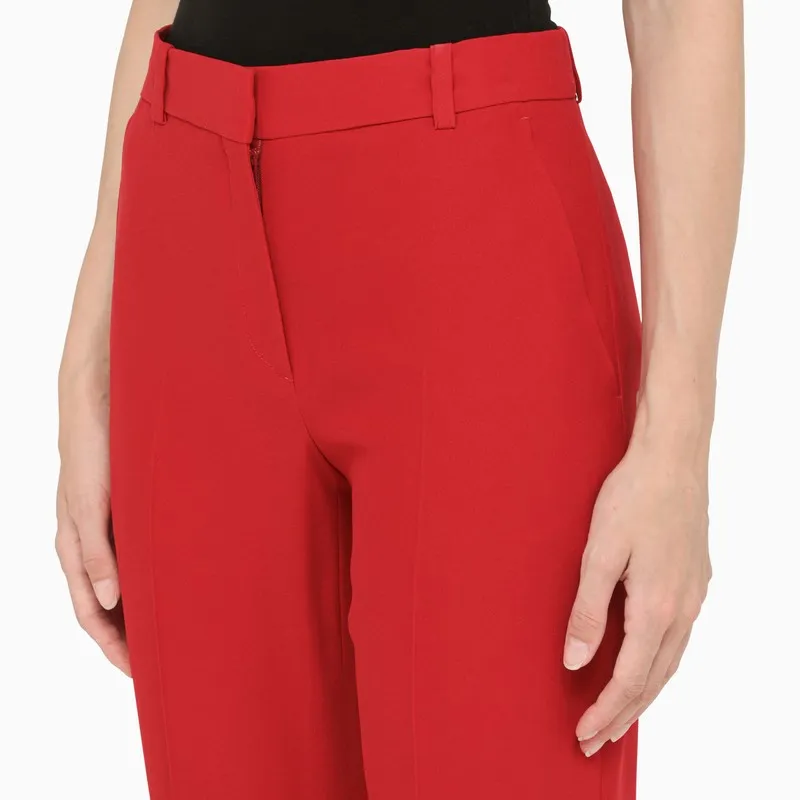 High-Waist Tailored Trousers