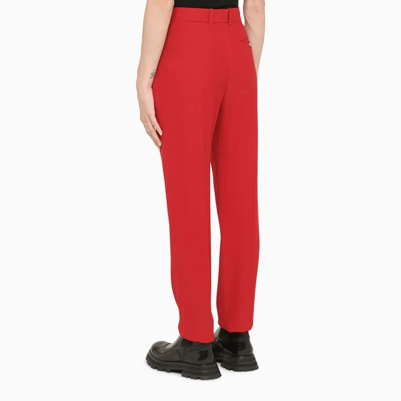High-Waist Tailored Trousers