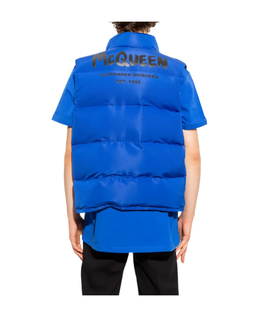 Logo Printed Zipped Jacket