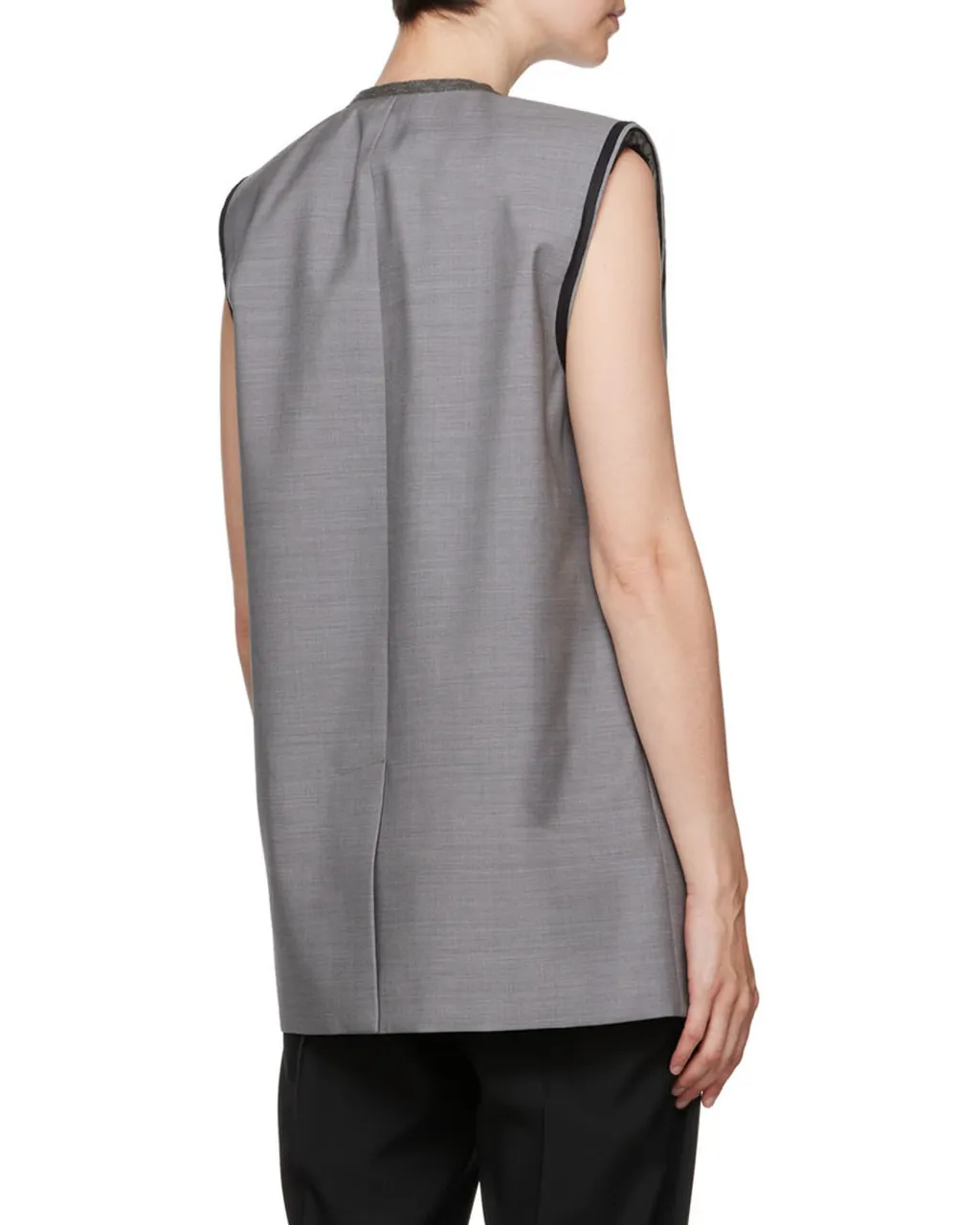 Peak Lapels Double-Breasted Vest