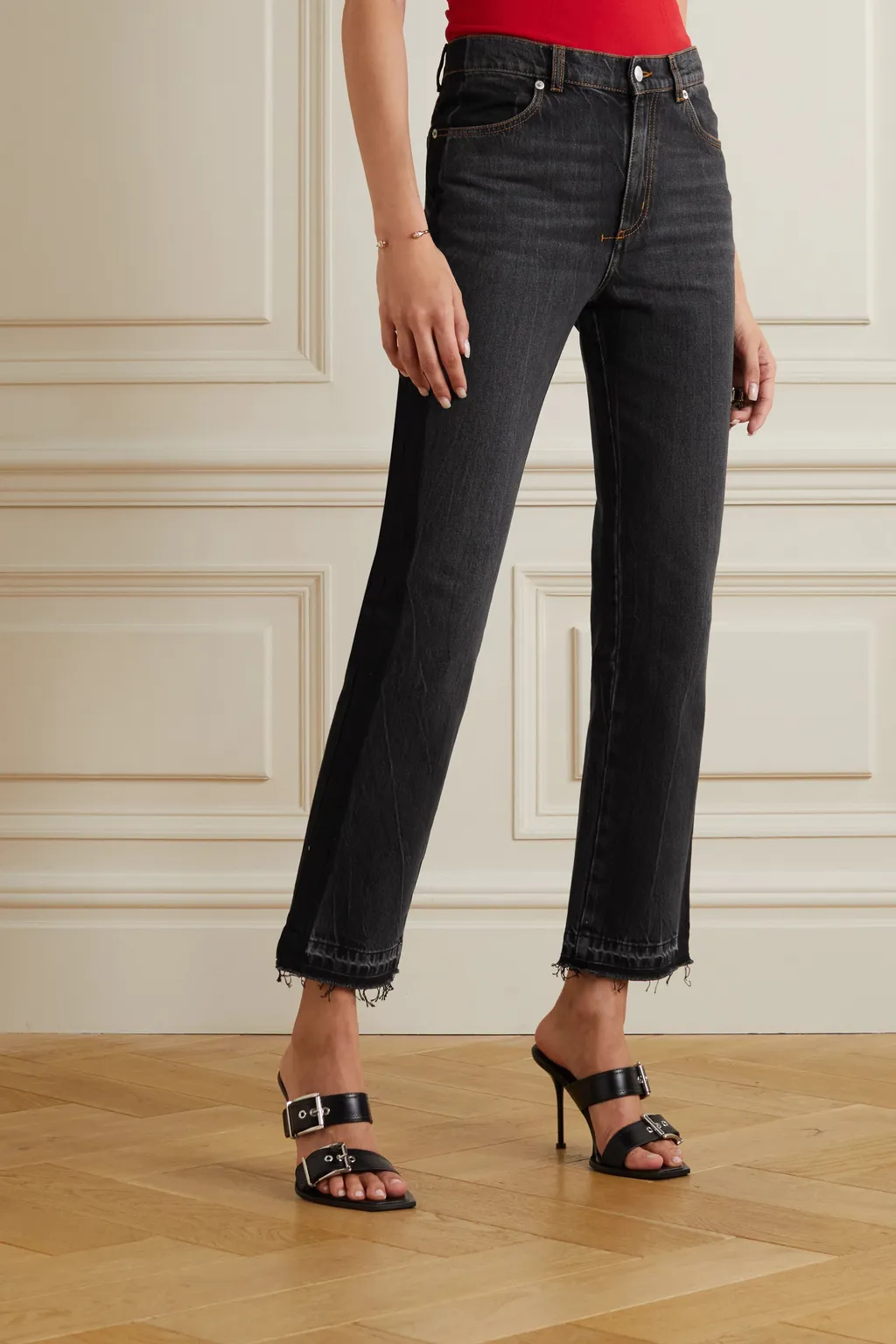Flared Denim Jeans