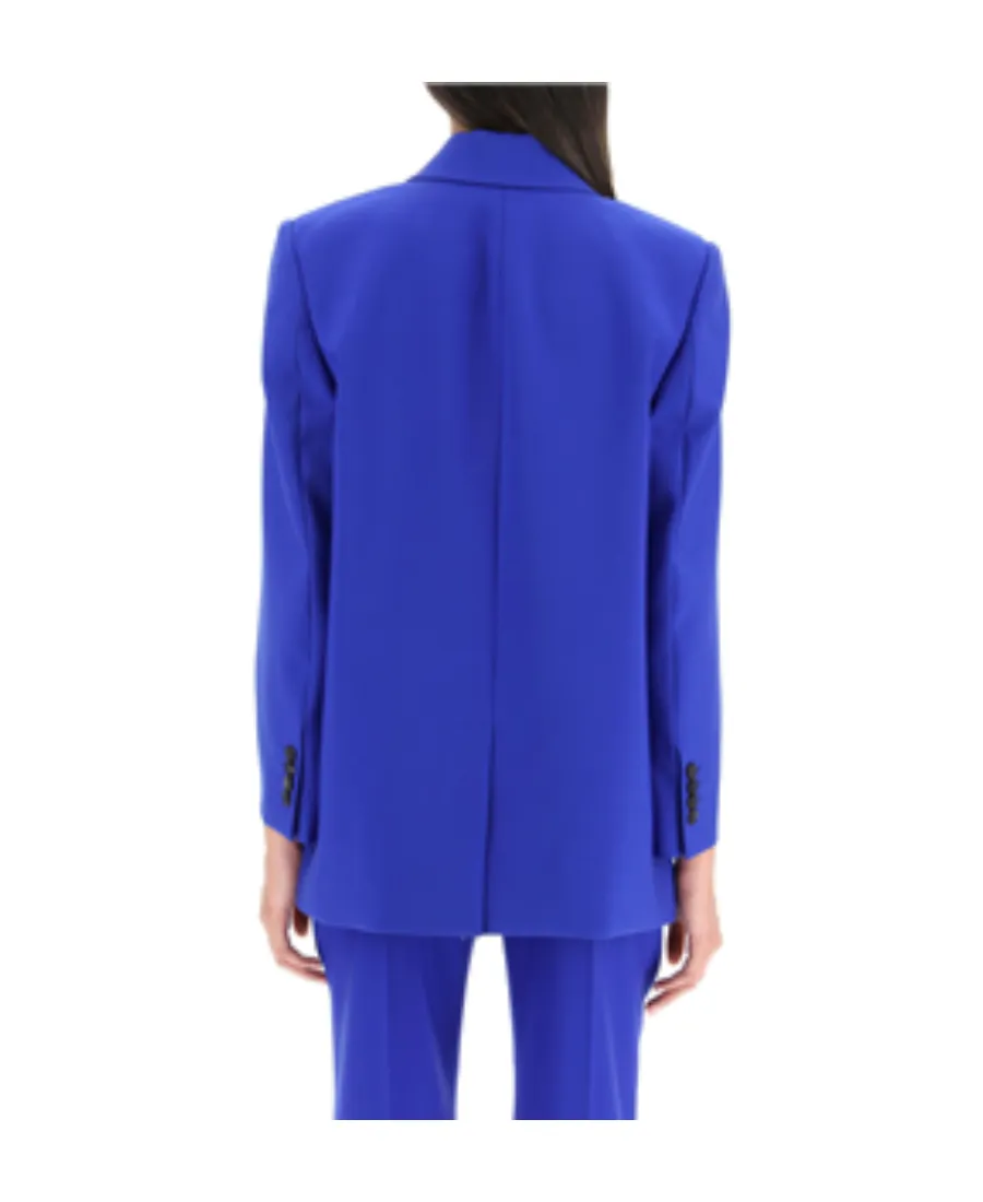 Asymmetric Double-Breasted Tailored Blazer