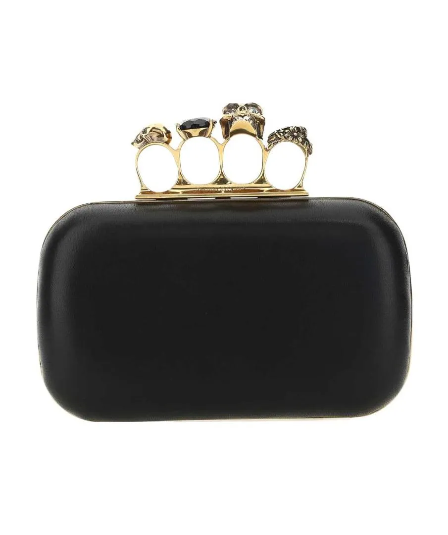 Skull Four-Ring Clutch Bag