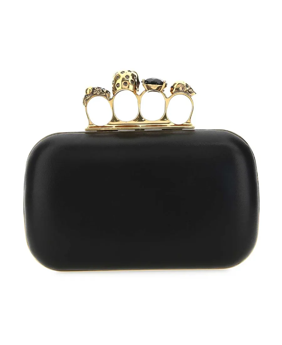 Skull Four-Ring Clutch Bag