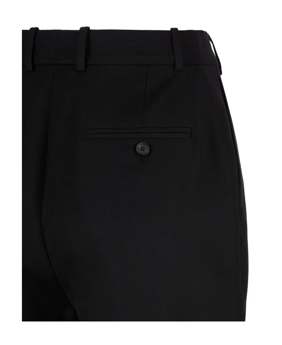High-Waist Pleat Detailed Trousers
