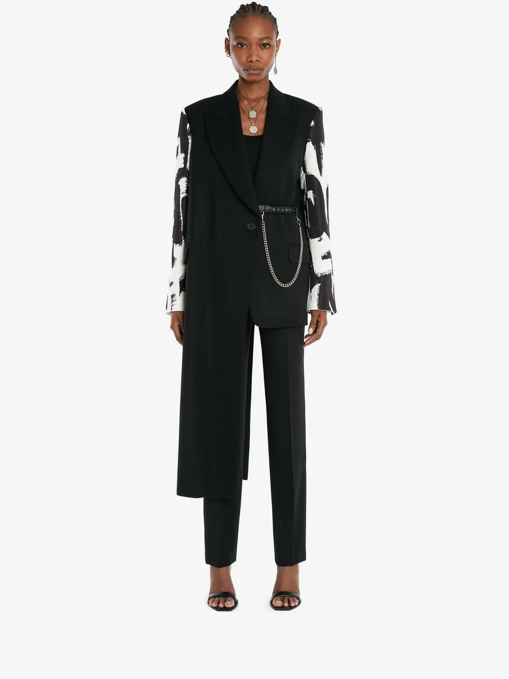 High-Waist Pleat Detailed Trousers