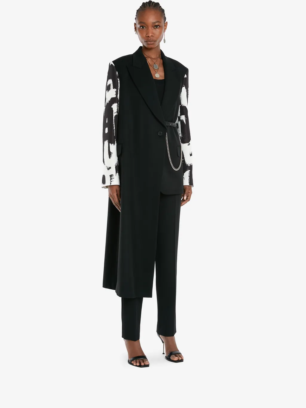 High-Waist Pleat Detailed Trousers