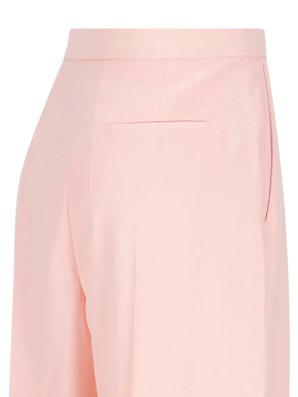 Pleat Detailed Wide-Leg Trousers