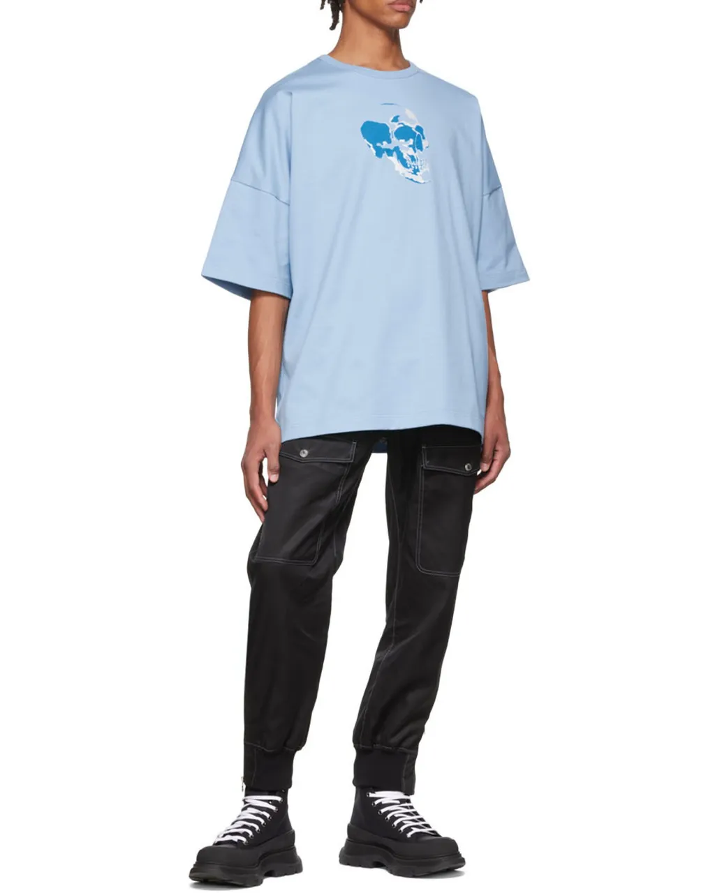 Tapered-Leg Cargo Trousers
