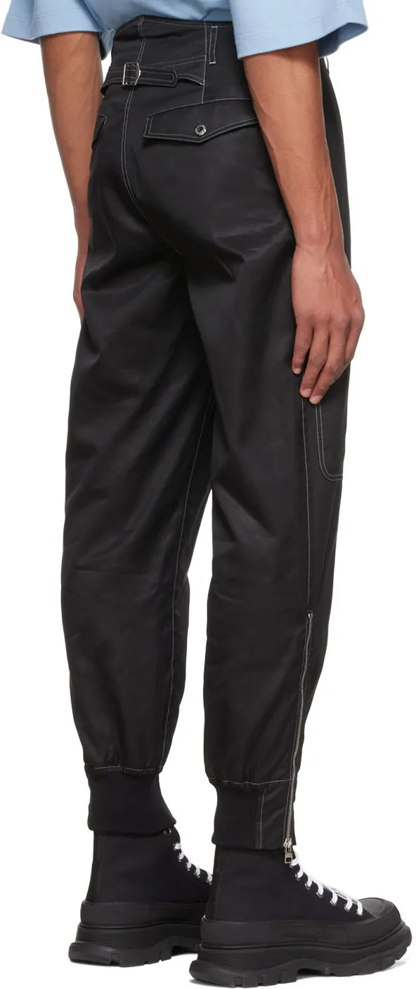 Tapered-Leg Cargo Trousers