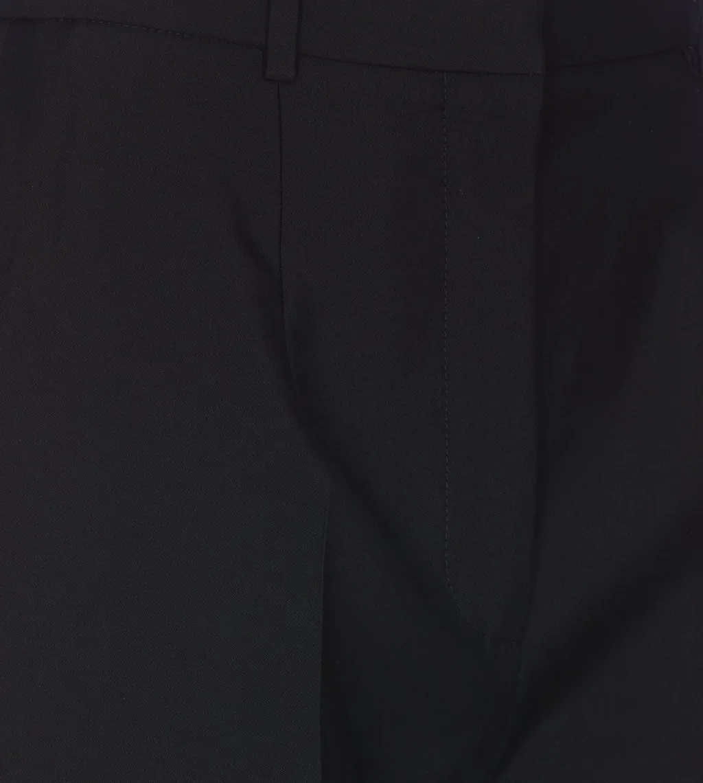 High-Waist Cropped Trousers