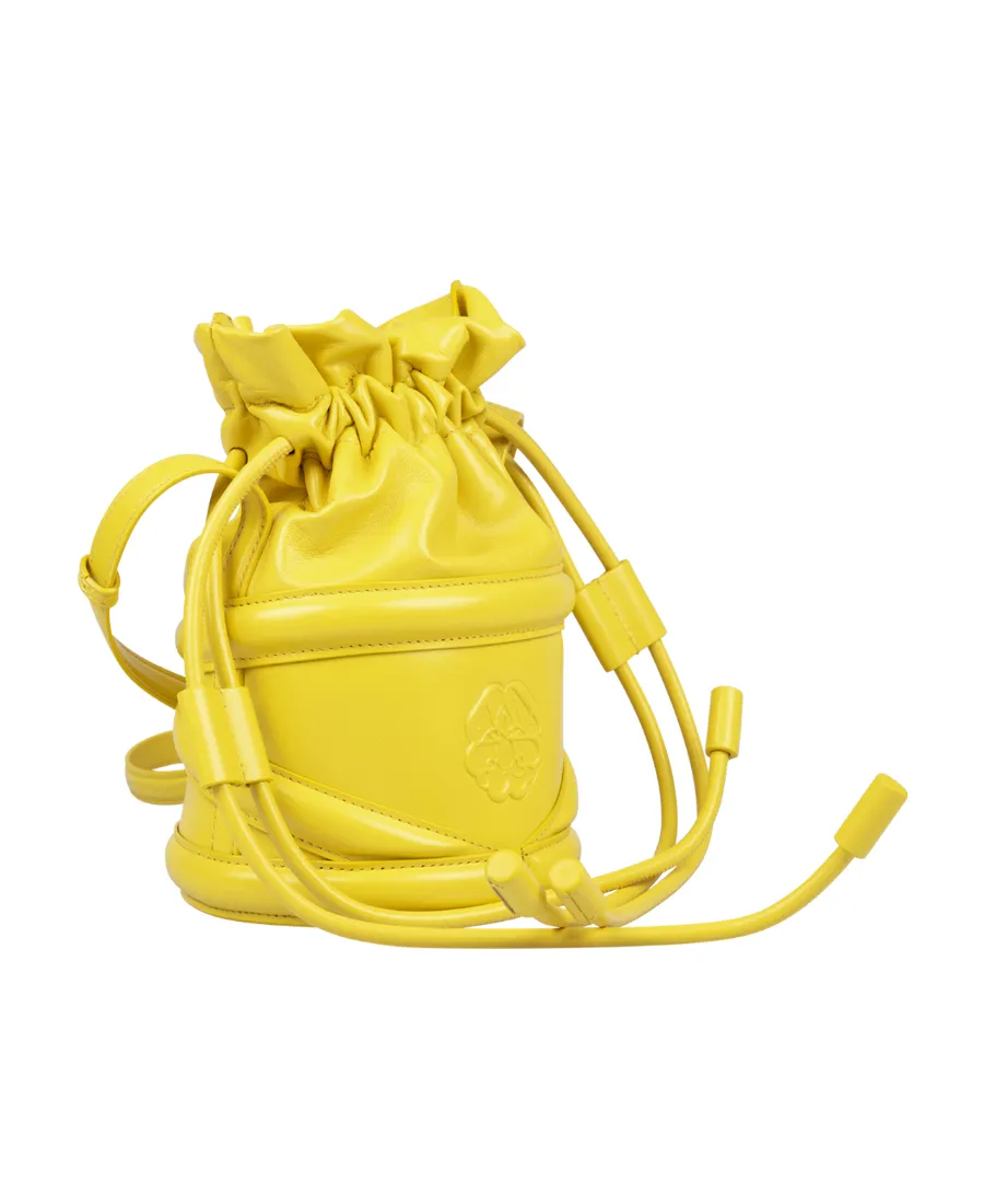 Soft Curve Drawstring Bucket Bag