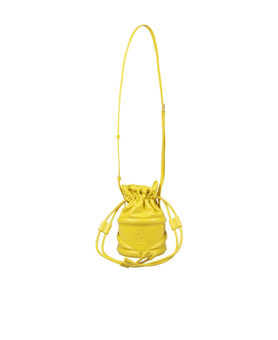 Soft Curve Drawstring Bucket Bag