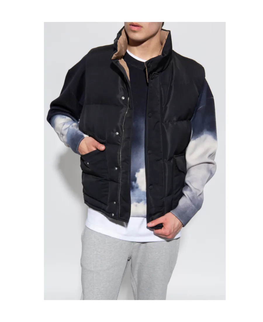 Logo Printed Zipped Jacket