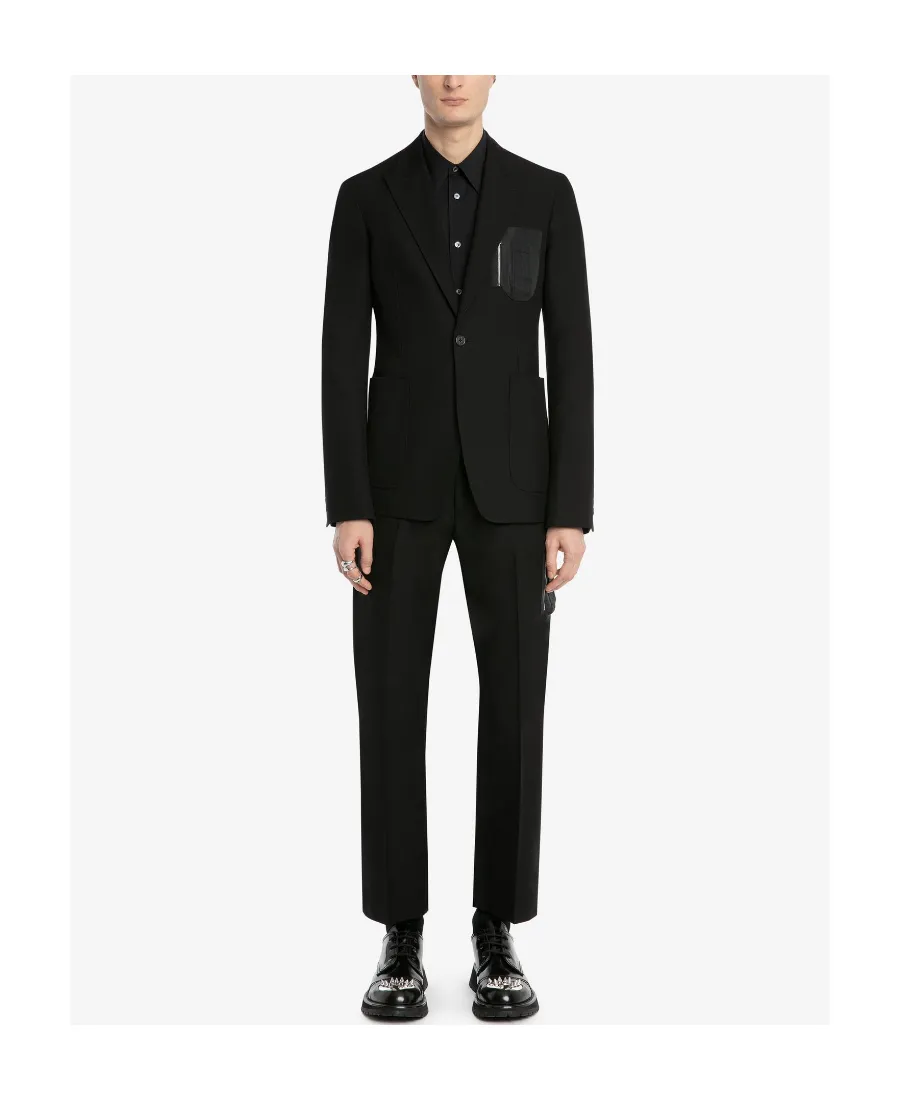 Chest Pocket Single-Breasted Blazer