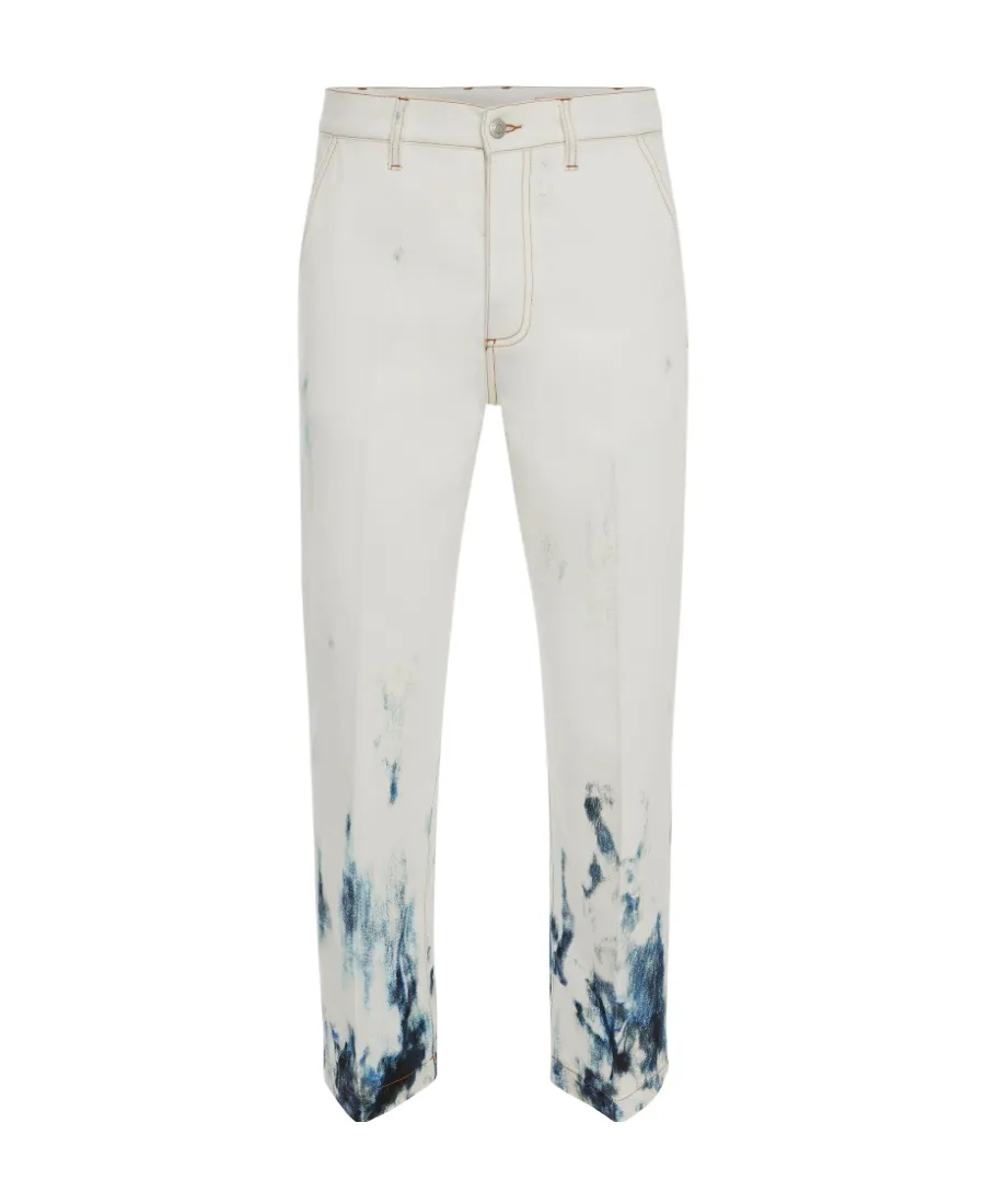 Blue Sky Print Jeans