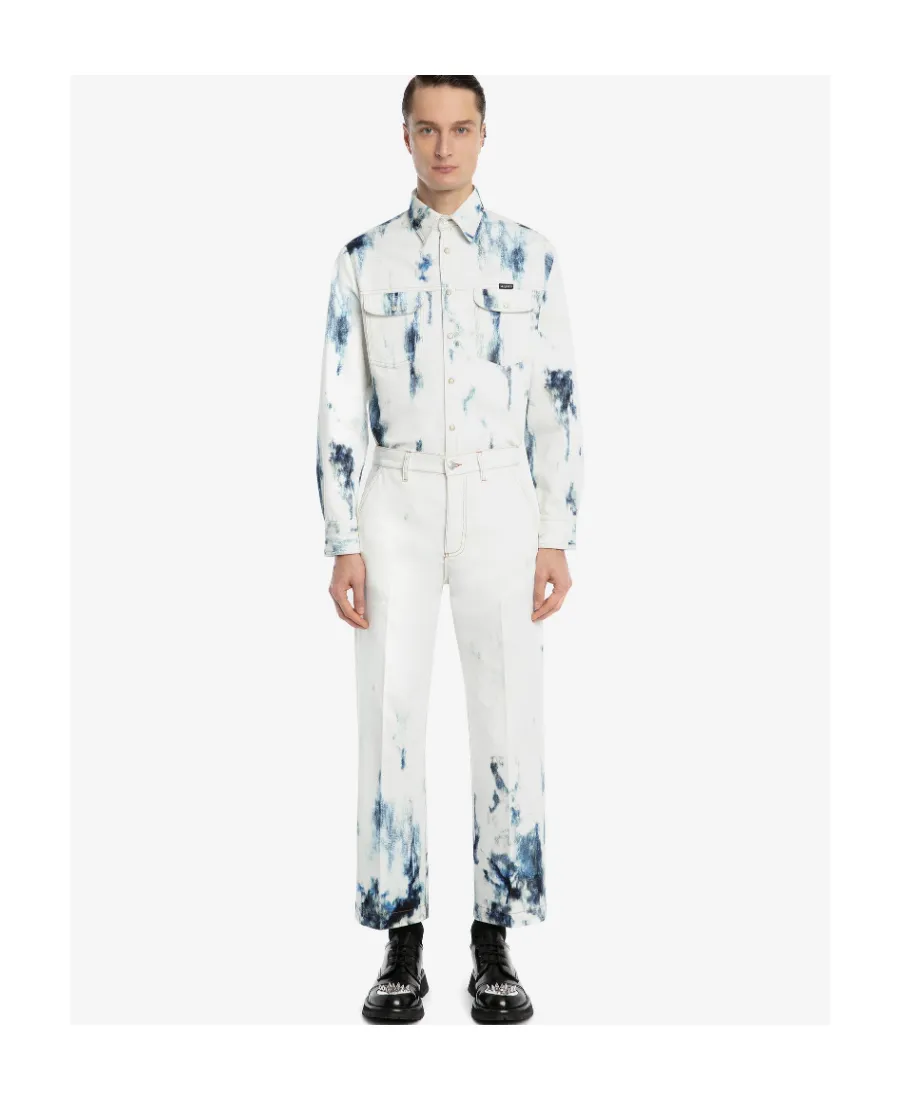 Blue Sky Print Jeans