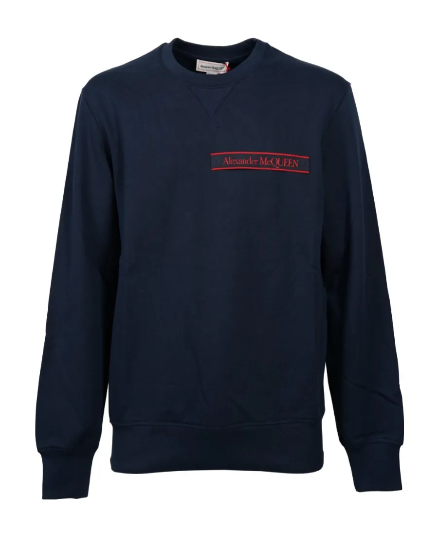 Logo-Patch Long-Sleeve Sweatshirt