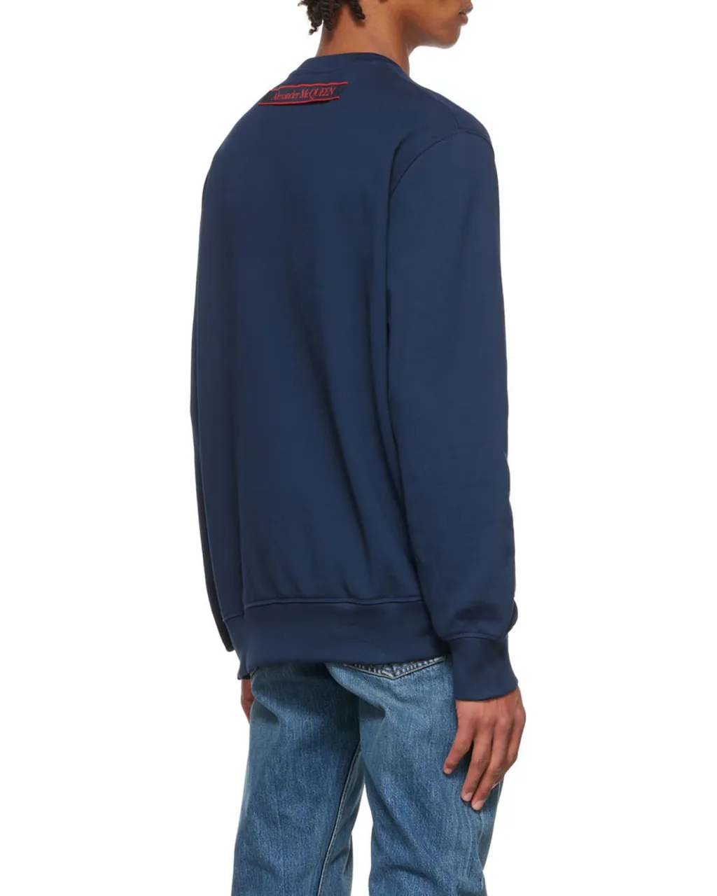 Logo-Patch Long-Sleeve Sweatshirt