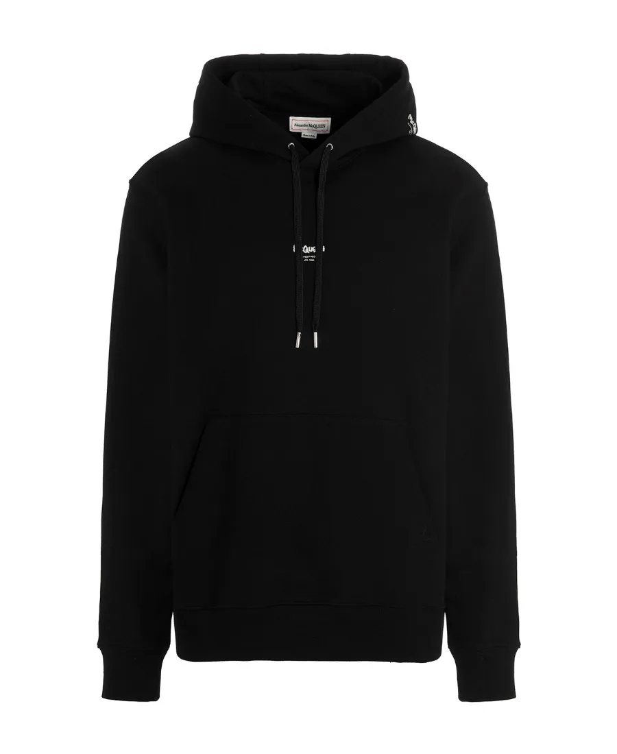 Logo Printed Drawstring Hoodie