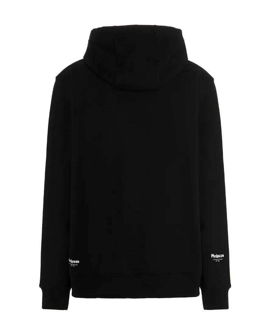 Logo Printed Drawstring Hoodie