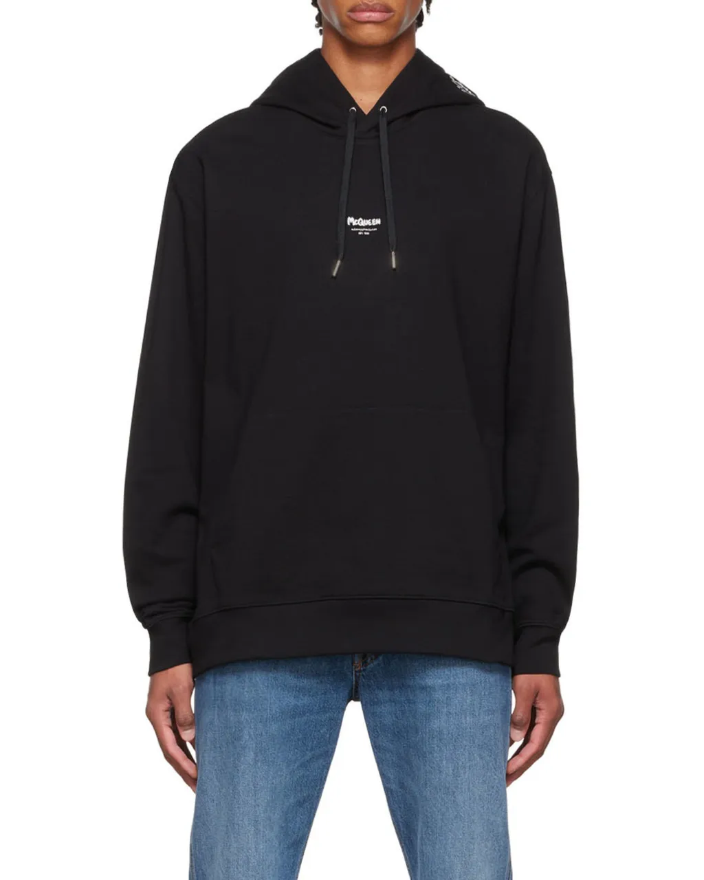 Logo Printed Drawstring Hoodie