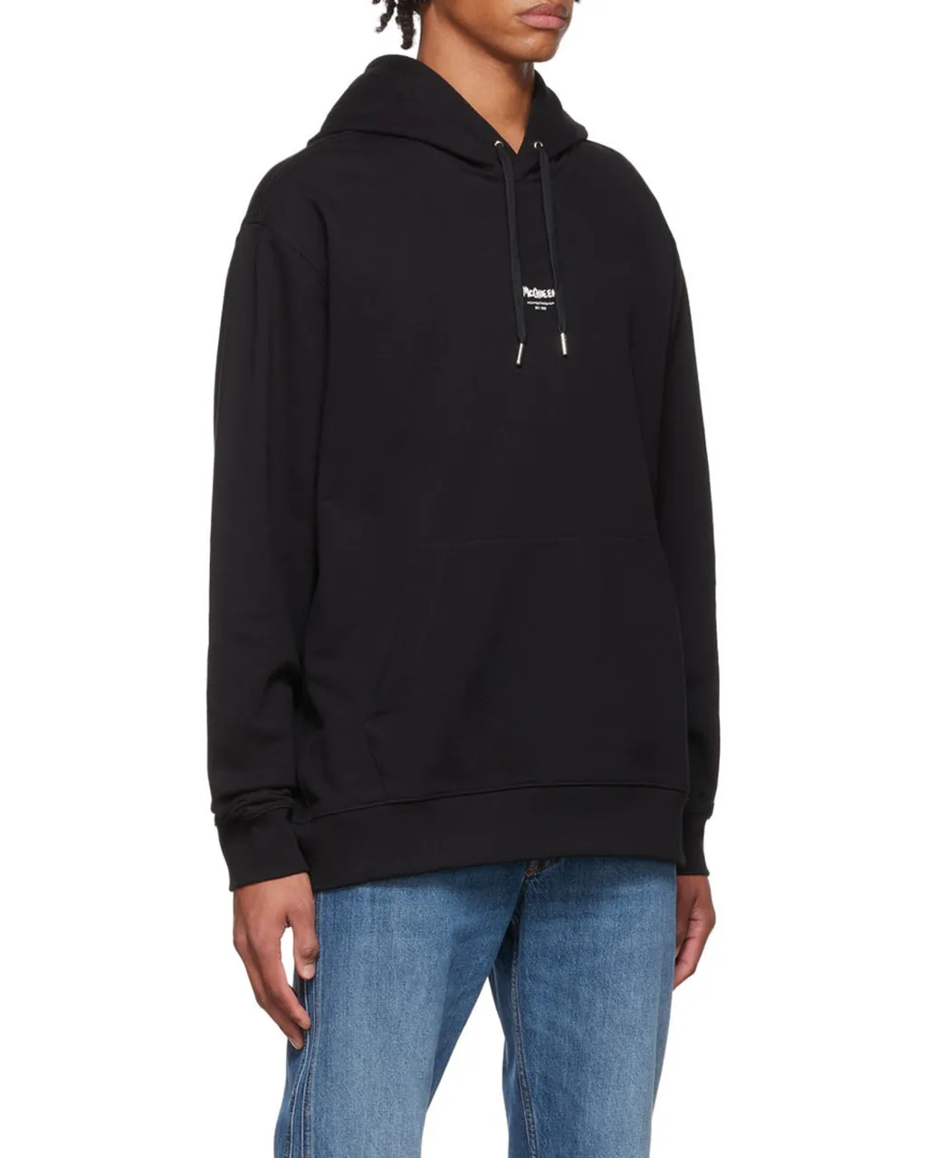 Logo Printed Drawstring Hoodie