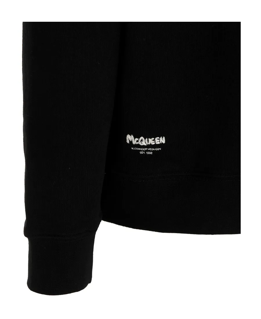 Logo Printed Drawstring Hoodie