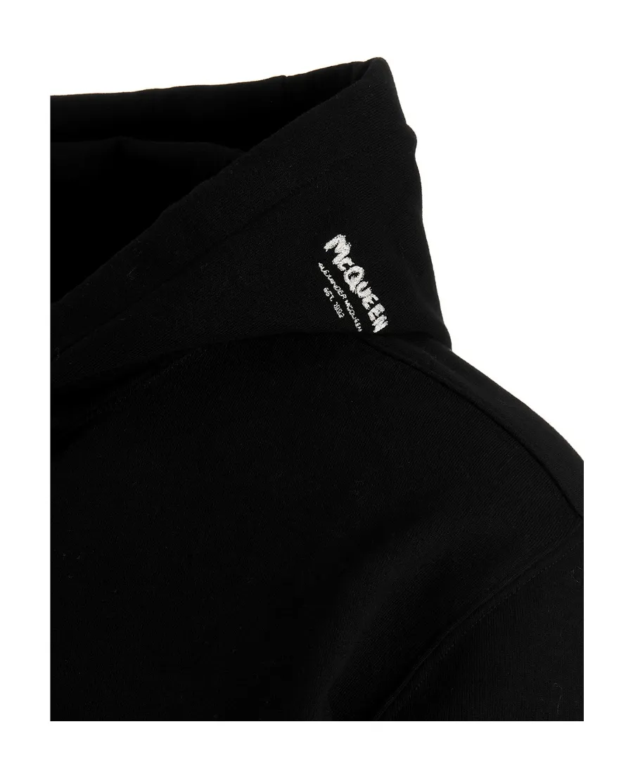 Logo Printed Drawstring Hoodie