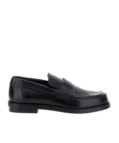 Embossed Slip-On Loafers