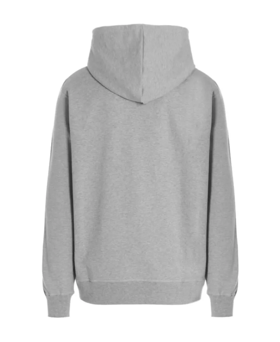 Logo Print Drawstring Hoodie