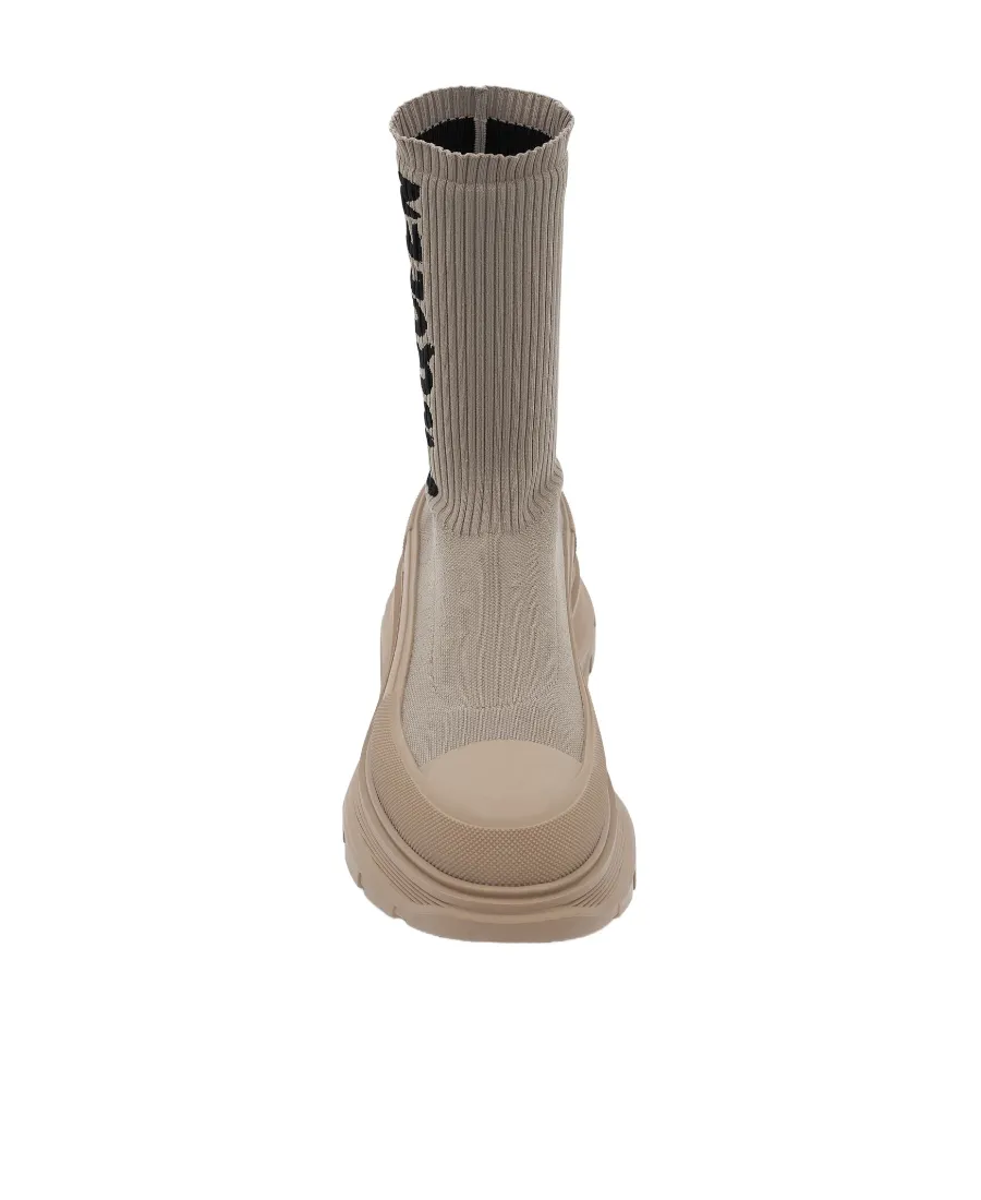 Tread Slick Logo Intarsia Boots