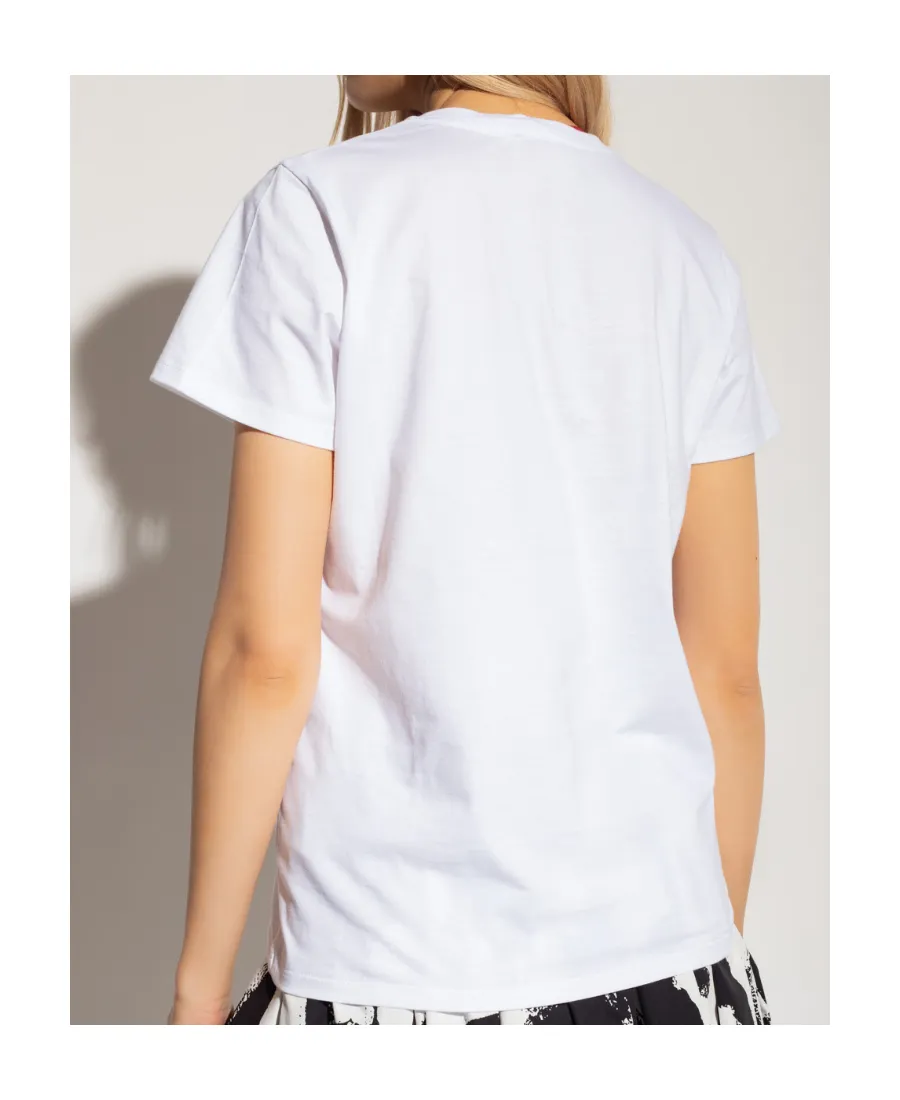 Scribble-Print Cotton T-Shirt
