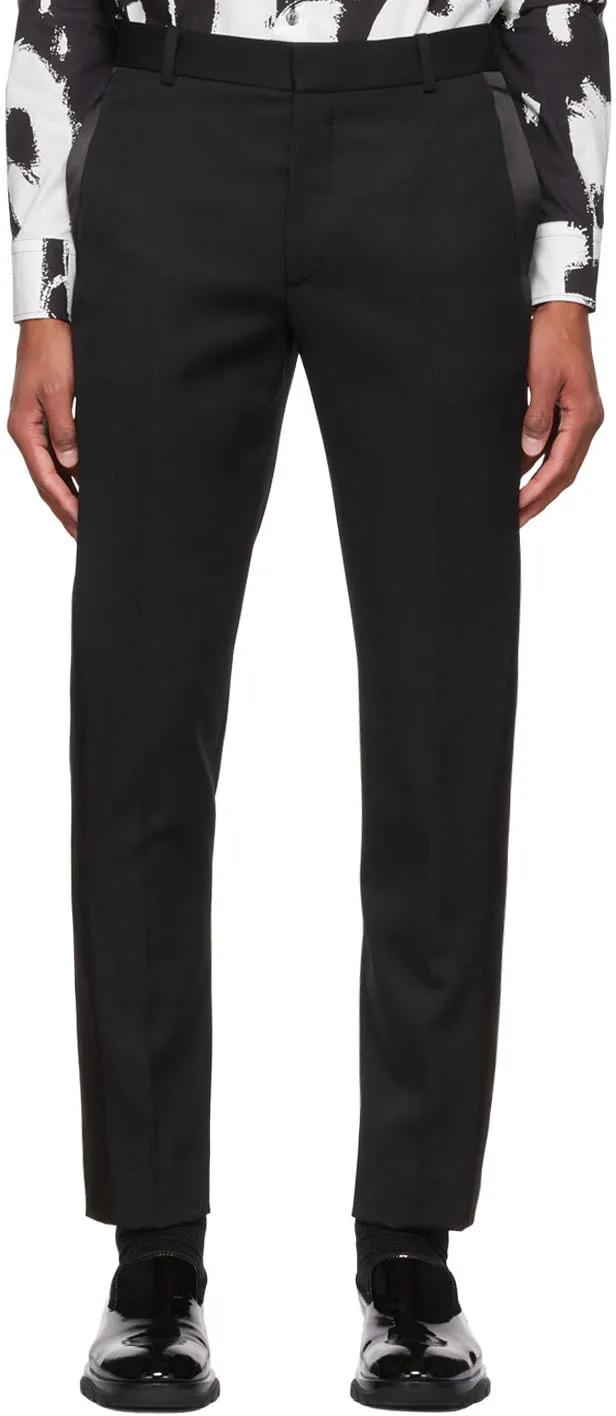 Straight-Leg Tailored Pants